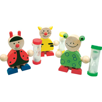 Přesýpací hodiny se stojánkem na kartáček