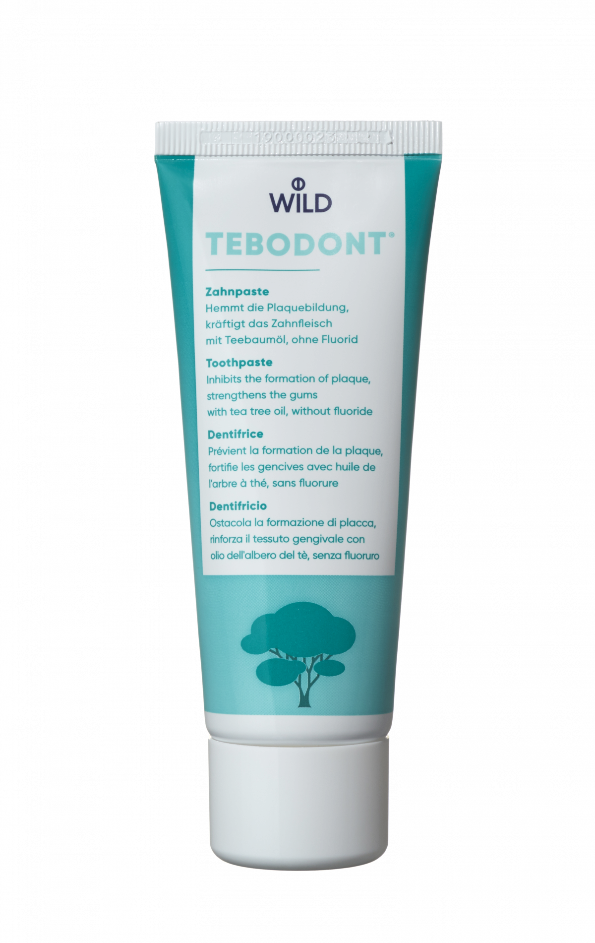 Tebodont zubní pasta bez fluoridů, 75 ml