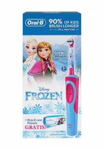 Oral-B Vitality KIDS Frozen elektrický kartáček pro děti s penálem