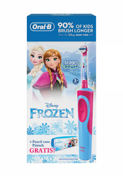 Oral-B Vitality KIDS Frozen elektrický kartáček pro děti s penálem