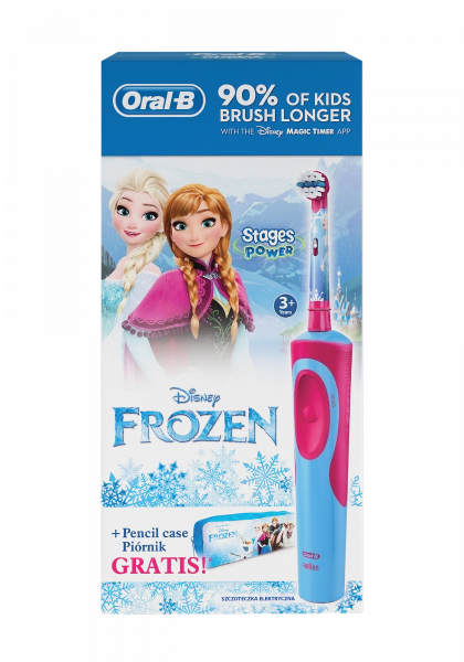 Oral-B Vitality KIDS Frozen elektrický kartáček pro děti s penálem