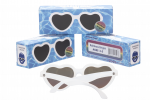 BABIATORS Hearts Rainbow Bright polarizační sluneční brýle, 3-5 let
