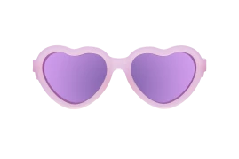 BABIATORS Polarized Hearts, Frosted Pink, polarizační zrcadlové sluneční brýle, růžové, 3-5 let