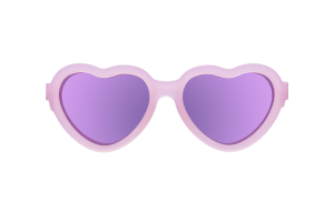 BABIATORS Polarized Hearts Frosted Pink, polarizační zrcadlové sluneční brýle, růžové, 3-5 let