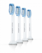 Philips Sonicare Sensitive HX6054/07, náhradní hlavice, 4 ks