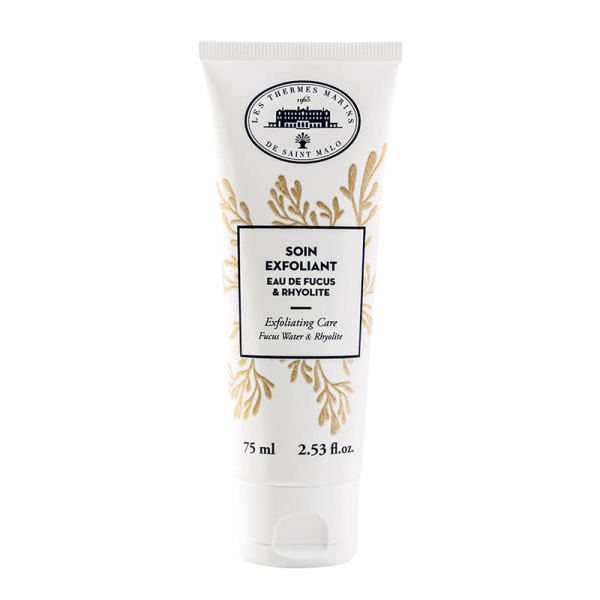 Les Thermes Marins de Saint Malo Exfoliační pečující peeling s chaluhou a ryolitem, 75 ml