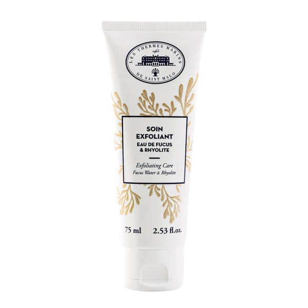 Les Thermes Marins de Saint Malo Exfoliační pečující peeling s chaluhou a ryolitem, 75 ml
