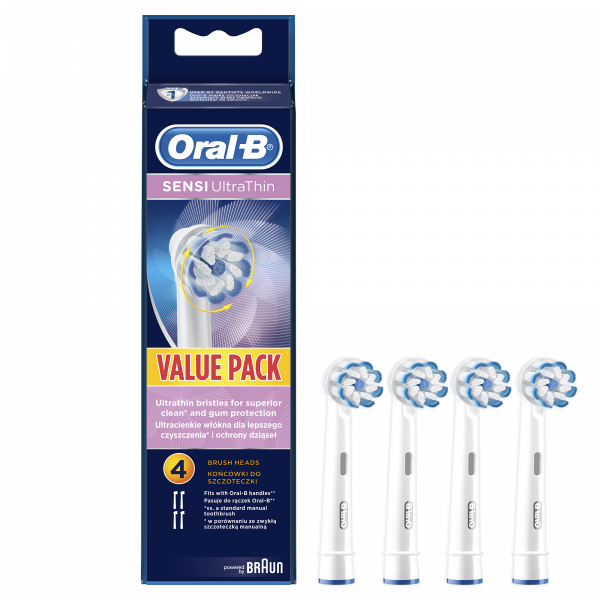Oral-B Sensitive Clean EB 60-4 náhradní hlavice, 4 ks