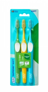 TePe Supreme soft, zubní kartáčky 2+1 zdarma