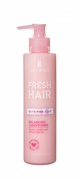 Lee Stafford Fresh Hair obnovující kondicionér s růžovým jílem, 200 ml