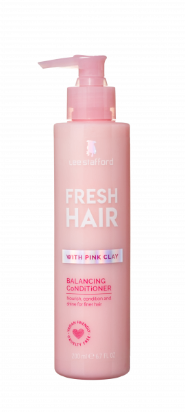 Lee Stafford Fresh Hair obnovující kondicionér s růžovým jílem, 200 ml