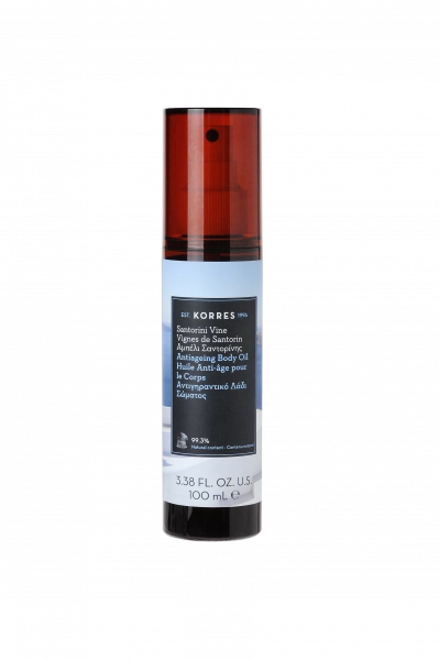 KORRES Body oil Santorini Vine - tělový olej, anti-aging, suchý, 100 ml