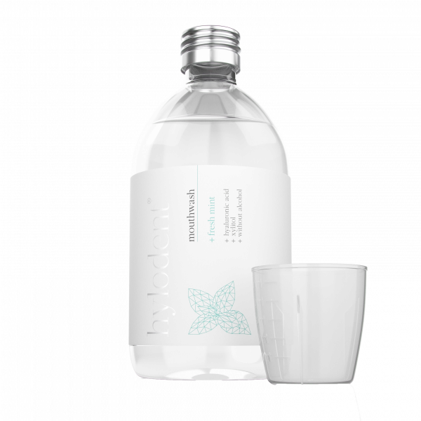 Hylodent ústní výplach s kyselinou hyaluronovou, 500 ml
