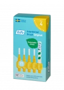 TePe Original mezizubní kartáčky z bioplastu 0,7 mm, žluté, 25 ks