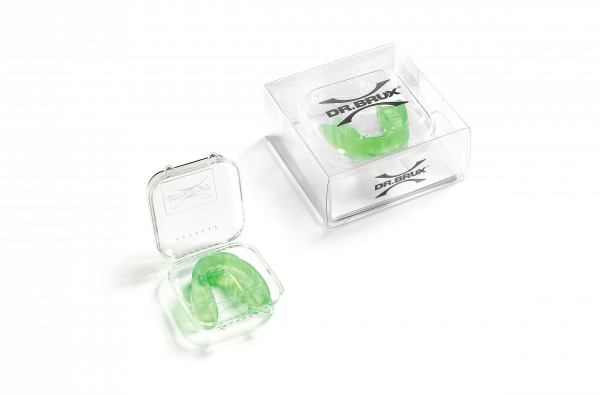 Dr. Brux Bite chránič proti skřípání zubů na noční použití, zelený