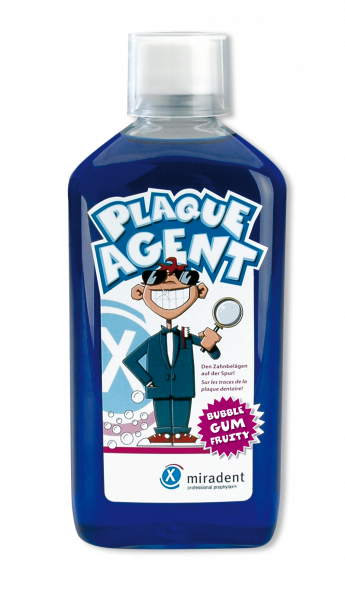 Miradent Plaque Agent roztok na indikaci plaku, 500 ml