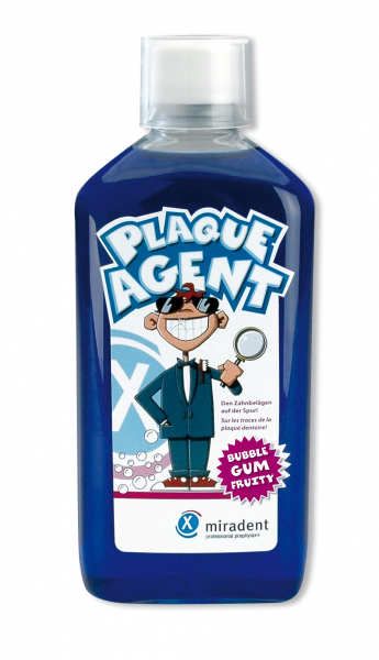 Miradent Plaque Agent roztok na indikaci plaku, 500 ml