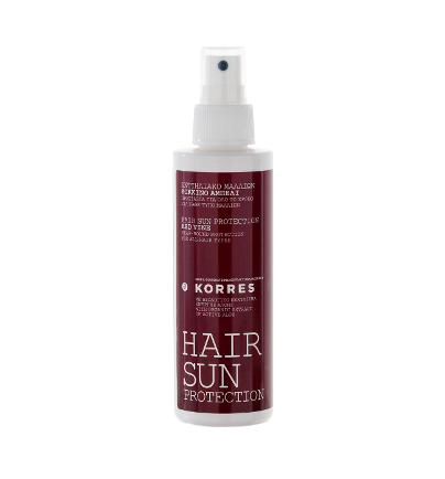 KORRES Hair Care Red Wine Sun Protection - ochranná péče na vlasy s červeným vínem, 150 ml