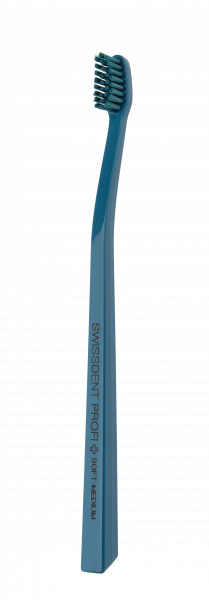 SWISSDENT COLOURS zubní kartáček, Soft-Medium, petrolejová modř