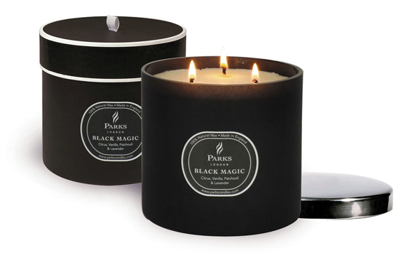 Parks Black Magic Original, Citrus, Vanilla, Patchouli, Lavender Svíčka se 3 knoty, 900 g