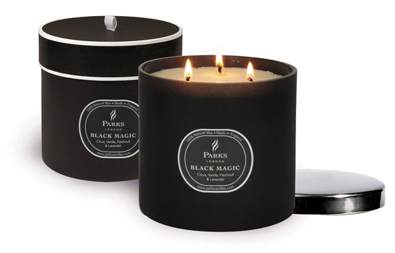 Parks Black Magic Original, Citrus, Vanilla, Patchouli, Lavender Svíčka se 3 knoty, 900 g