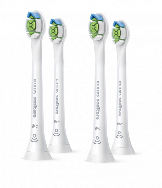 Philips Sonicare Optimal White Mini HX6074/27 Kompaktní velikost hlavice sonického kartáčku, 4 ks