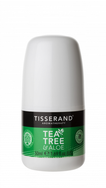 Tisserand Tea Tree & Aloe Vera kuličkový deodorant, 50 ml