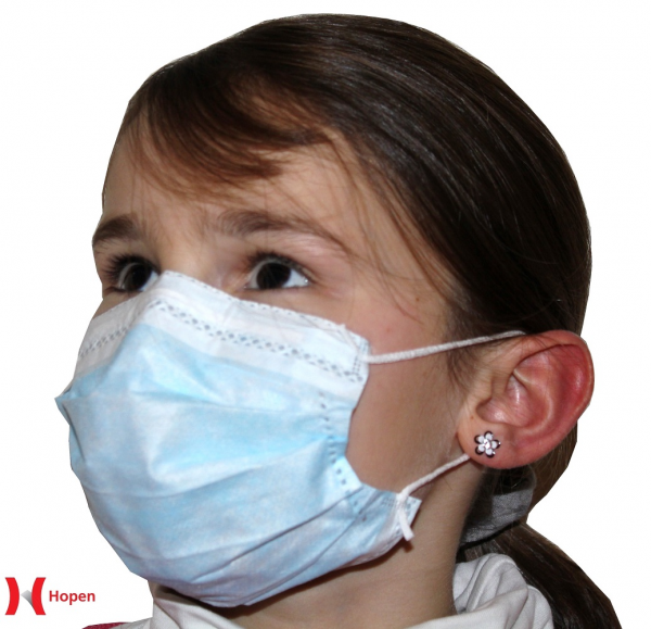 Medicom Pedicatric Mask ústenka pro děti od 1 do 5 let, světle růžová, 20 ks
