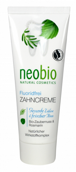 NEOBIO Vilín a Rozmarýn BIO zubní pasta bez fluoridů, 75 ml