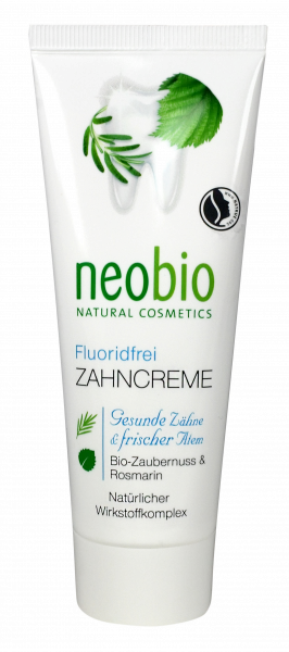 NEOBIO Vilín a Rozmarýn BIO zubní pasta bez fluoridů, 75 ml