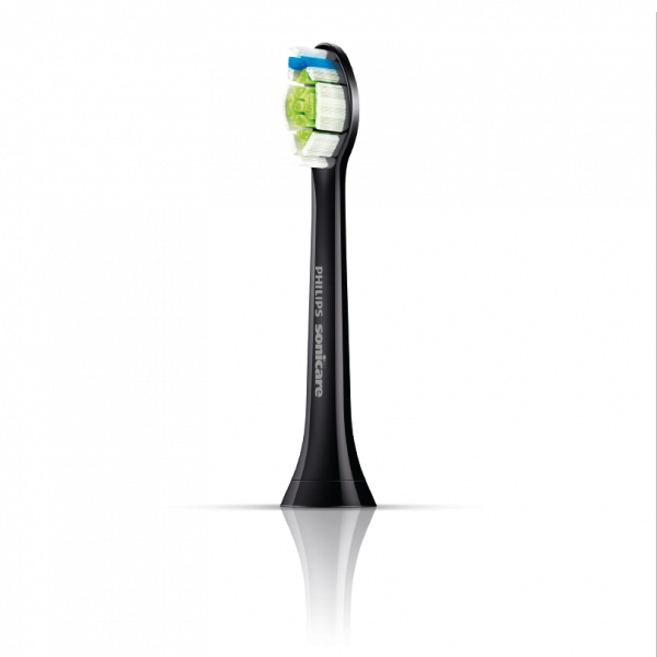 Philips Sonicare DiamondClean Black standard HX6064/33, náhradní černá hlavice, 4 ks