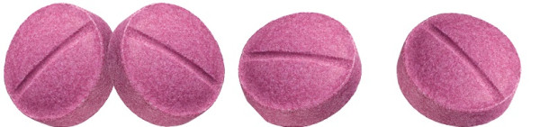 GUM Red Cote tablety pro indikaci zubního plaku, 4 ks
