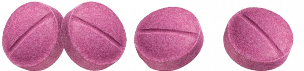 GUM Red Cote tablety pro indikaci zubního plaku, 4 ks