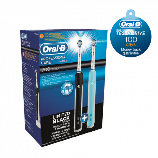 Oral-B Professional Care DUO PACK PC 700 Black + PC 500