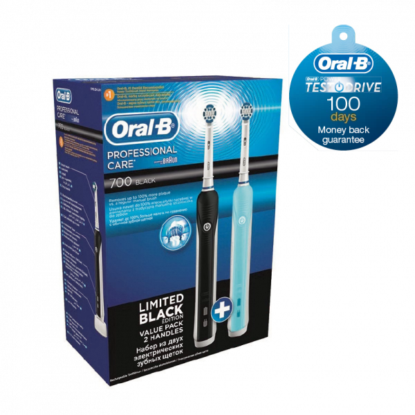 Oral-B Professional Care DUO PACK PC 700 Black + PC 500