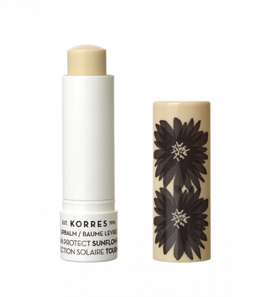 KORRES Sunflower Sun Protect Lip Balm - slunečnicový balzám na rty v tyčince s ochranou proti slunci, 5 ml