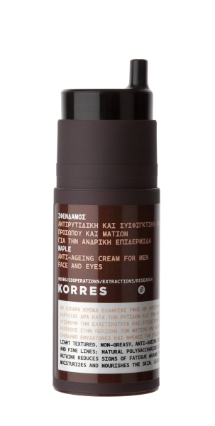 KORRES For Men - pánský pleťový krém proti stárnutí pleti s javorem, 50 ml