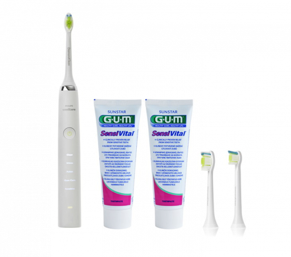 Philips Sonicare DiamondClean HX9332/04, sonický kartáček s dárkem 