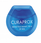 Curaprox DF 834 dental floss dentální nit s mátovou příchutí, 50 m
