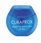 Curaprox DF 834 dental floss dentální nit s mátovou příchutí, 50 m