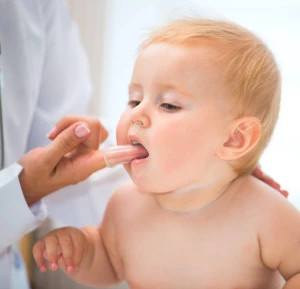 Baby Prsťáček® průhledný + Buccotherm BIO masážní gel pro batolata, 8 ml jako dárek
