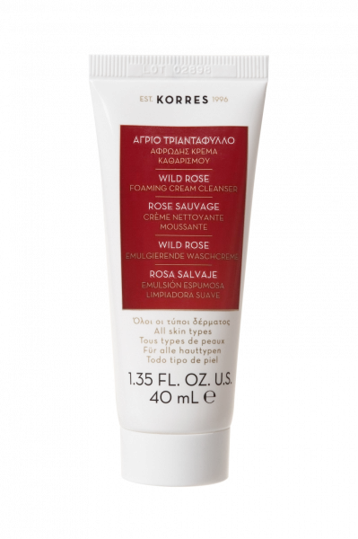 KORRES Wild Rose Foaming Cleanser jemná čisticí pěna, 40 ml