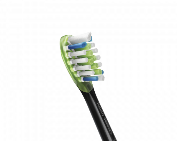 Philips Sonicare W3 Premium White Black HX9064/33, náhradní hlavice, 4 ks