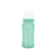 Everyday Baby skleněná láhev s brčkem 240 ml, Mint Green
