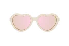 BABIATORS Hearts Sweet Cream, polarizační zrcadlové sluneční brýle, krémové, 0-2 roky