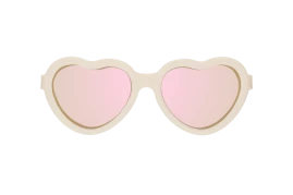 BABIATORS Hearts Sweet Cream, polarizační zrcadlové sluneční brýle, krémové, 0-2 roky