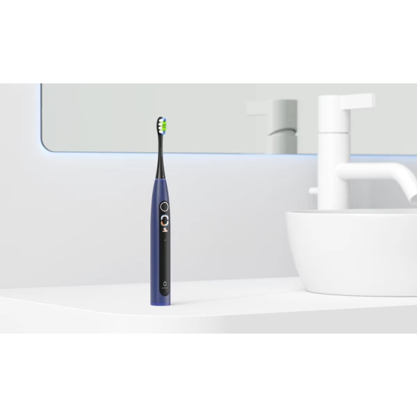 Oclean X Lite Dark Blue sonický kartáček, tmavě modrý