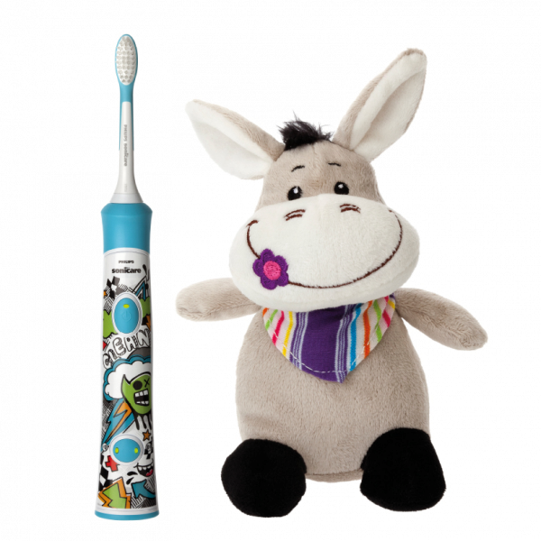 Philips Sonicare for KIDS HX6311/07 elektrický kartáček + ZDARMA plyšové zvířátko