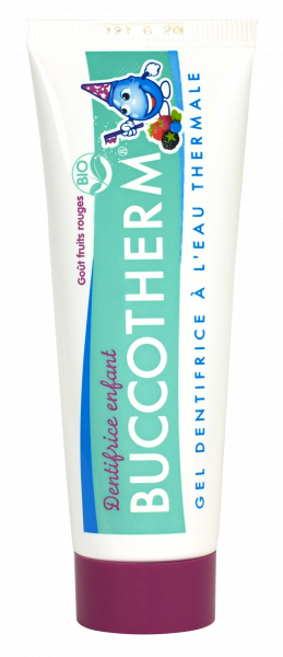 Buccotherm BIO dětská zubní pasta bez fluoridů, lesní ovoce, 50 ml