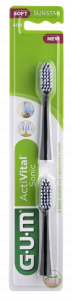 GUM ActiVital Sonic Refills Soft náhradní hlavice, 2 ks